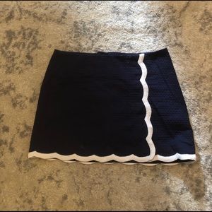 Scalloped Lilly Pulitzer skort